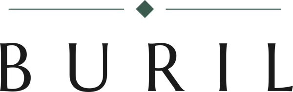 Logotipo tipográfico de BURIL